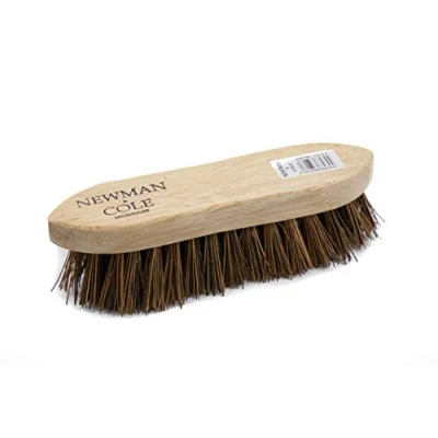 Image of Wooden Scrubbing Brush Heavy Duty Hand Scrubber Wood Stock with Stiff Natural Bassine Bristles (2)