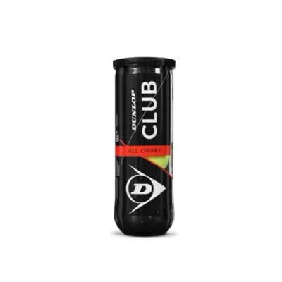Image of Dunlop Tennis Ball Club All Court for Clay, Hard and Grass (1 x 3 Tin), lemon tree