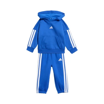 Image of adidas Unisex Baby ESSENTIALS HOODED JOGGER, Royal Blue/White/White, 6 9 Months