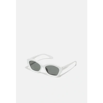 Image of Michael Kors BEL AIR Sunglasses, Women&#039;s, Size: 54, Optic white/dark grey solid