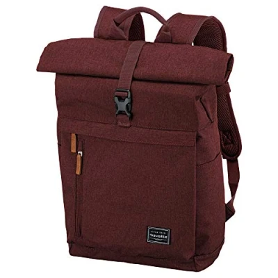 Image of Travelite Unisex Basics Rollup Backpack (Pack of 1), maroon, 60 cm/35 Liter, Rucksack