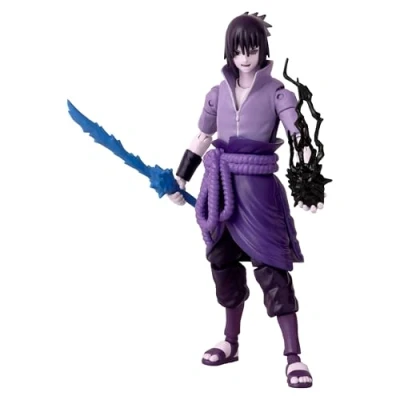 Image of ANIME HEROES Naruto Shippuden Uchiha Sasuke Rinnegan/Mangekyo Sharingan Action Figure