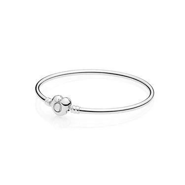 Image of Pandora Moments Heart Clasp Bangle, 15cm