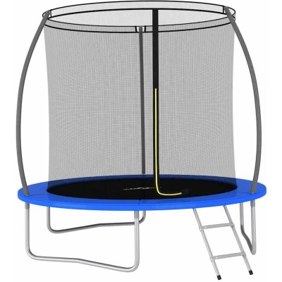 Image of vidaXL Trampoline Set Round 244x55 cm 100 kg