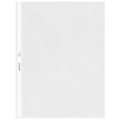 Image of Esselte Leitz Standard, Document Wallet A4 Grained Polypropylene Clear