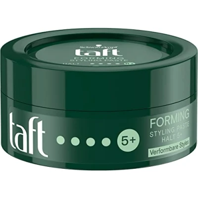 Image of TAft Forming Styling Paste with Hold Level 5+ (75 ml), Hair for Textured Styles in Undone Look, Controls up to 24 Hours