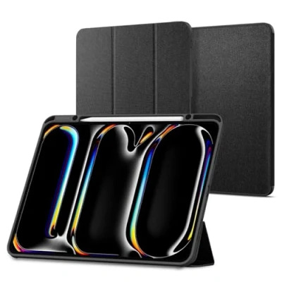 Image of Spigen Urban Fit Case Compatible with iPad Pro 13 inch (2024) 7th Generation Black
