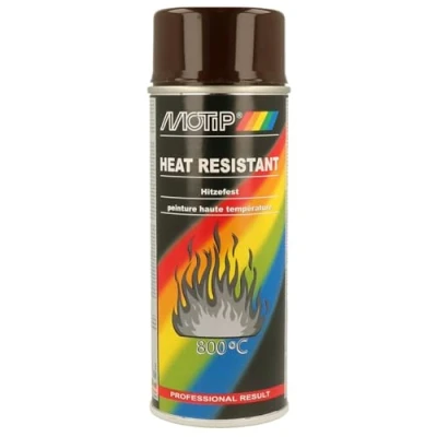 Image of Motip 04034 Heat Resistant Lacquer Brown 400ml,