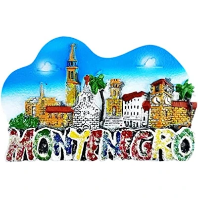 Image of Montenegro Fridge Magnet Refrigerator Decoration Sticker Souvenir Resin Crafts