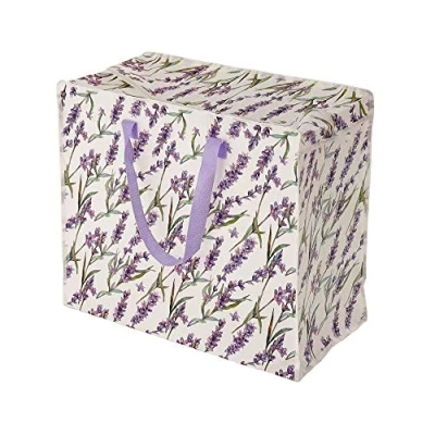 Image of Puckator Lavender Fields Pick of the Bunch Zip Up Laundry Storage Bags Washing Basket Large Room Accessories For Men Big Clothes Bin