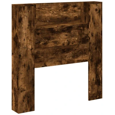 Image of vidaXL Headboard Smoked Oak 100 x 16.5 103.5 cm Engineered Wood