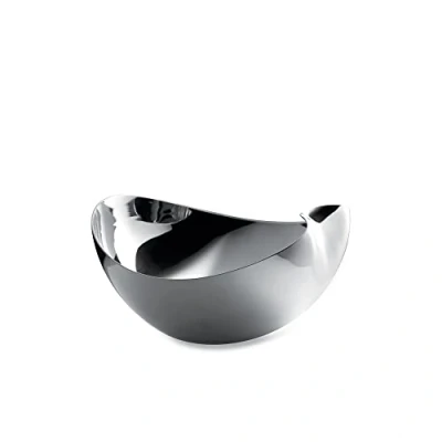Image of Robert Welch Drift Bowl Mini. Width 10.5cm. Ideal for Serving Olives, Nuts, Nibbles and Tapas. Made from Stainless Steel.
