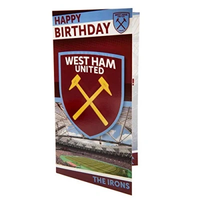Image of West Ham United Birthday Card
