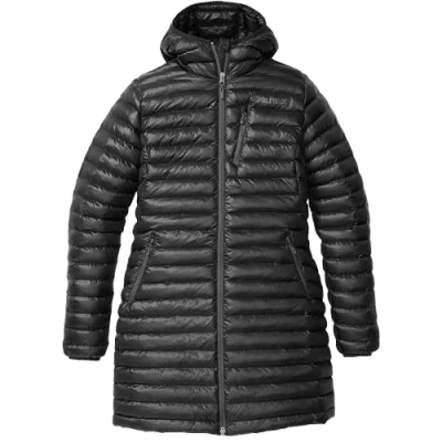Image of Marmot Wm&#039;s Avant Featherless Hoody Insulated Jacket, Warm Outdoor Coat, Water Repellent Anorak, Windproof Black, Large