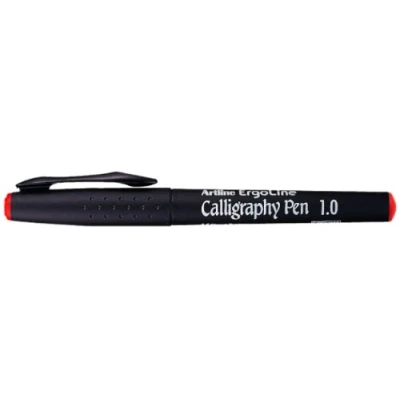 Image of Artline Ergoline Calligraphy 1.0mm Pen Red