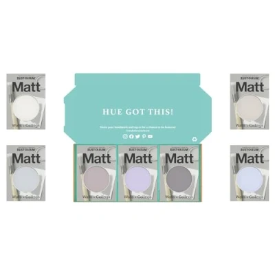 Image of Rust Oleum Wall Paint in Matt Finish Pastel Purples Tester Box