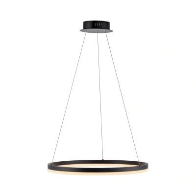 Image of Titus Pendant Ceiling Light Anthracite 1x 38.5W LED 3000K Dimmable