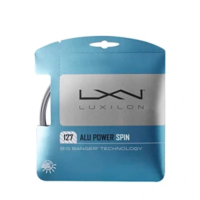 Image of Luxilon Tennis Racket String, Alu Power 127 Spin, 12.2 m, Silver, 1.27 mm, Unisex, WRZ998400
