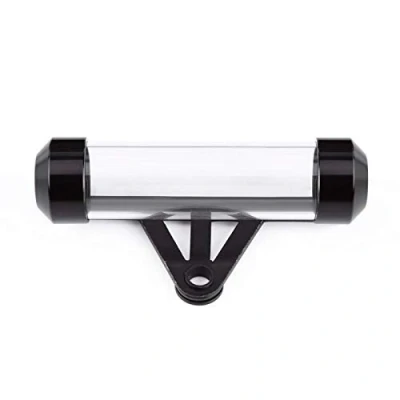 Image of Tax Disc Holder Motorcycle Registration, Fydun Universal Motorbike Secure Tube Cylindrical Frame Waterproof (Black) Registration