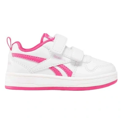 Image of Reebok Baby Girls Royal Prime 2.0 ALT Tennis Shoes, White/BOLDPINK, 6 UK Child