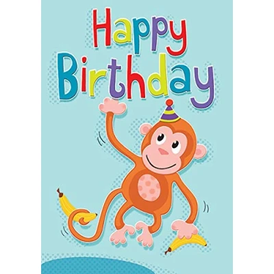 Image of Piccadilly Greetings Birthday Card 7 x 5 inches, White