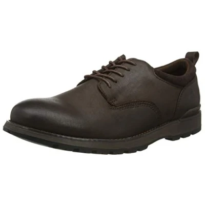 Image of Hush Puppies Men&#039;s Dylan Oxford, Brown, 10 UK