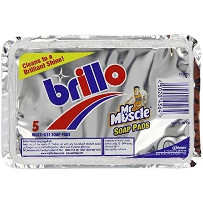 Image of Brillo Pads 5&#039;s (Pack of 24)