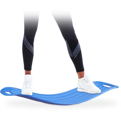Image of Relaxdays Balance Board, Full Body Twisting Exercise Trainer, Durable XL Toner, Blue