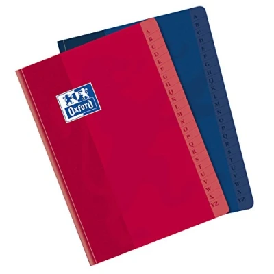 Image of Oxford Scolaire Notebook A5 Folder Assorted Colours Blue/Red/Green/Yellow