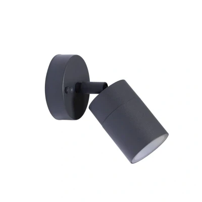 Image of Prios outdoor wall spotlight Tulimar, height 15 cm, movable, aluminium