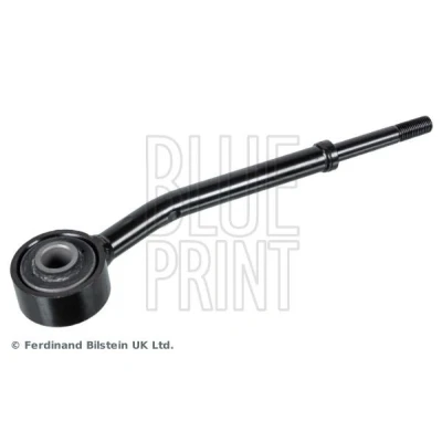 Image of 4475508000 Anti roll bar link BLUE PRINT ADG08588 Front Axle Right 245mm M10 x 1,25 with rubber mount Steel black SSANGYONG: Rexton / 2