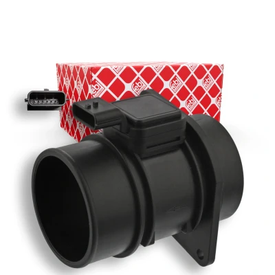 Image of 093856812, 93856812 Mass air flow sensor FEBI BILSTEIN 45787 with housing RENAULT: TRAFIC 2 Kasten, MASTER 2, VAUXHALL: Vivaro Van
