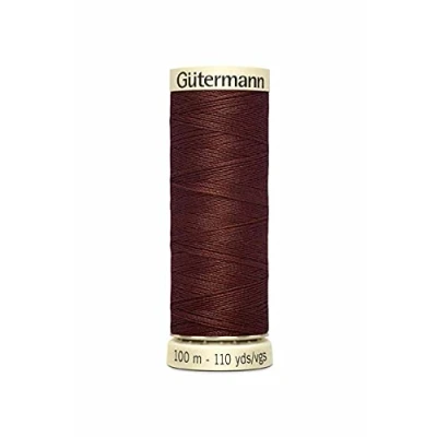 Image of Gutermann Sew All Polyester Thread, Mulled Wine 0230, 100 m, 5.5 x 1.8 cm