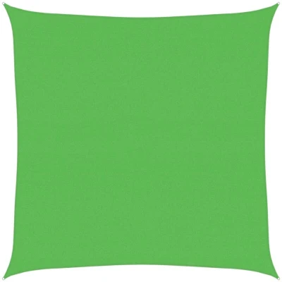 Image of vidaXL Sunshade Sail 160 g/m² Light Green 4x4 m HDPE