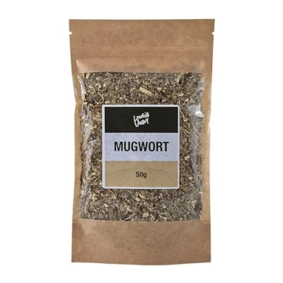 Image of Lowhill Valley Mugwort Herb Herbal Tea Artemisia Vulgaris Premium Quality Loose Leaf 100% Pure Naturally Grown Contains No Additives or Preservatives 50g