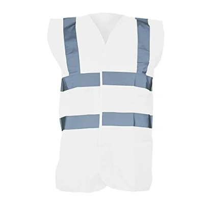 Image of Yoko Unisex Premium Hi Vis Waistcoat Vest/Jacket (2XL) (White)