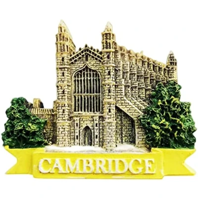 Image of Cambridge England UK Magnet Fridge Refrigerator Decoration Sticker Souvenir Resin Crafts Kitchen Whiteboard