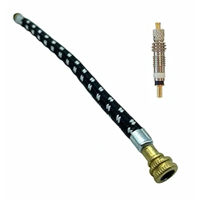 Image of Bike Pump Valve Adaptor (For Presta Valves (Long Bicycle Type With Screw))