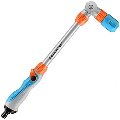 Image of GRÜNTEK Super Twister 18&quot; Jet Cleaning Spray Lance, High Pressure Gun, Wand, Turbo Swiveling Head, stepless Thumb Control, Ergo Handle.
