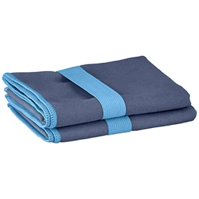 Image of Playshoes Unisex Multifunctional Towel, Microfibre Bath Towel Portable Blanket, Navy, 30 x 50 cm