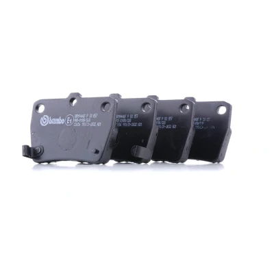 Image of 0446642010, 0446642020, 0446642030, 0446642040, 0446642050 Brake pad set BREMBO P 83 057 with acoustic wear warning without accessories