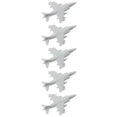 Image of 5PCS AV 8b Harrier Fighter With Landing DIY Model Gear Opening Wing Battle aircraft Fighting Aeroplane 1/2000 1/350 Scale Airplane(1/350 (40mm))