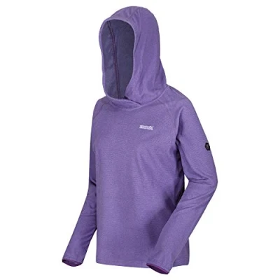 Image of Regatta Montes Hooded Sweatshirt, Plumjam/Lilc, Large Womens, L