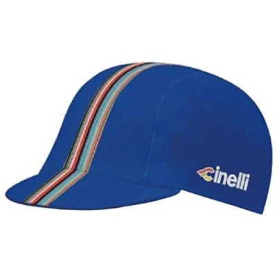 Image of Cinelli Ciao Cycling Cap, Blue, One Size