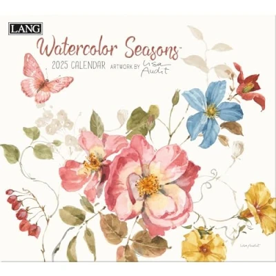 Image of LANG Watercolor Seasons 2025 Wall Calendar (25991002011)