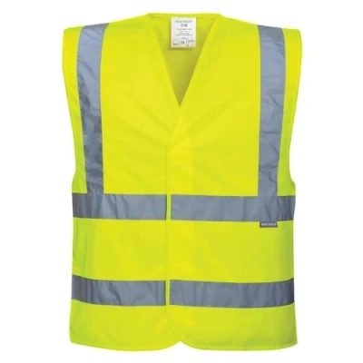 Image of Portwest C470 Reflective Hi Vis Band and Brace Safety Vest Yellow, XX/3X