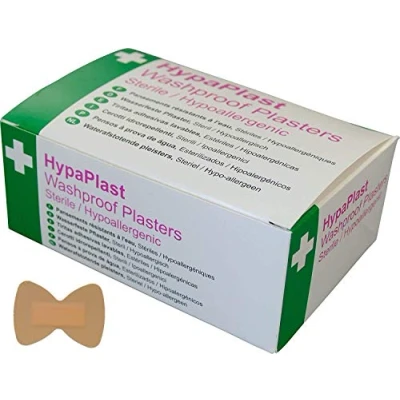 Image of Safety First Aid Group, HypaPlast Pink Washproof Plasters, Fingertip (Pack of 100)