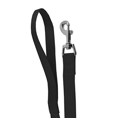 Image of AKORD Strong Nylon Dog Pet Lead Leash, Black