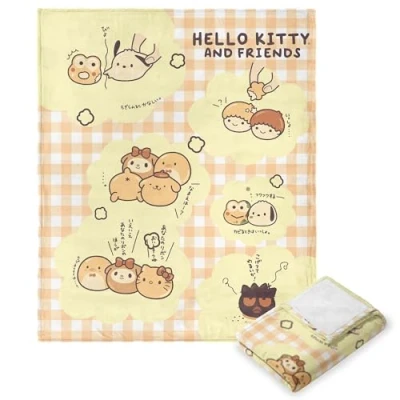 Image of Northwest Hello Kitty Silk Touch Throw Blanket, 40&quot; x 50&quot;, The Bakery