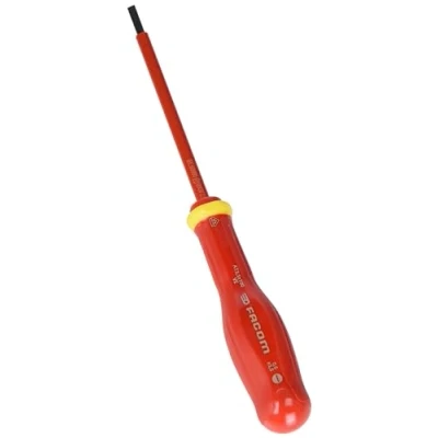 Image of FACOM AT3.5X100VE Protwist Insulated Screwdrivers 1000 Volts for Slotted Screws